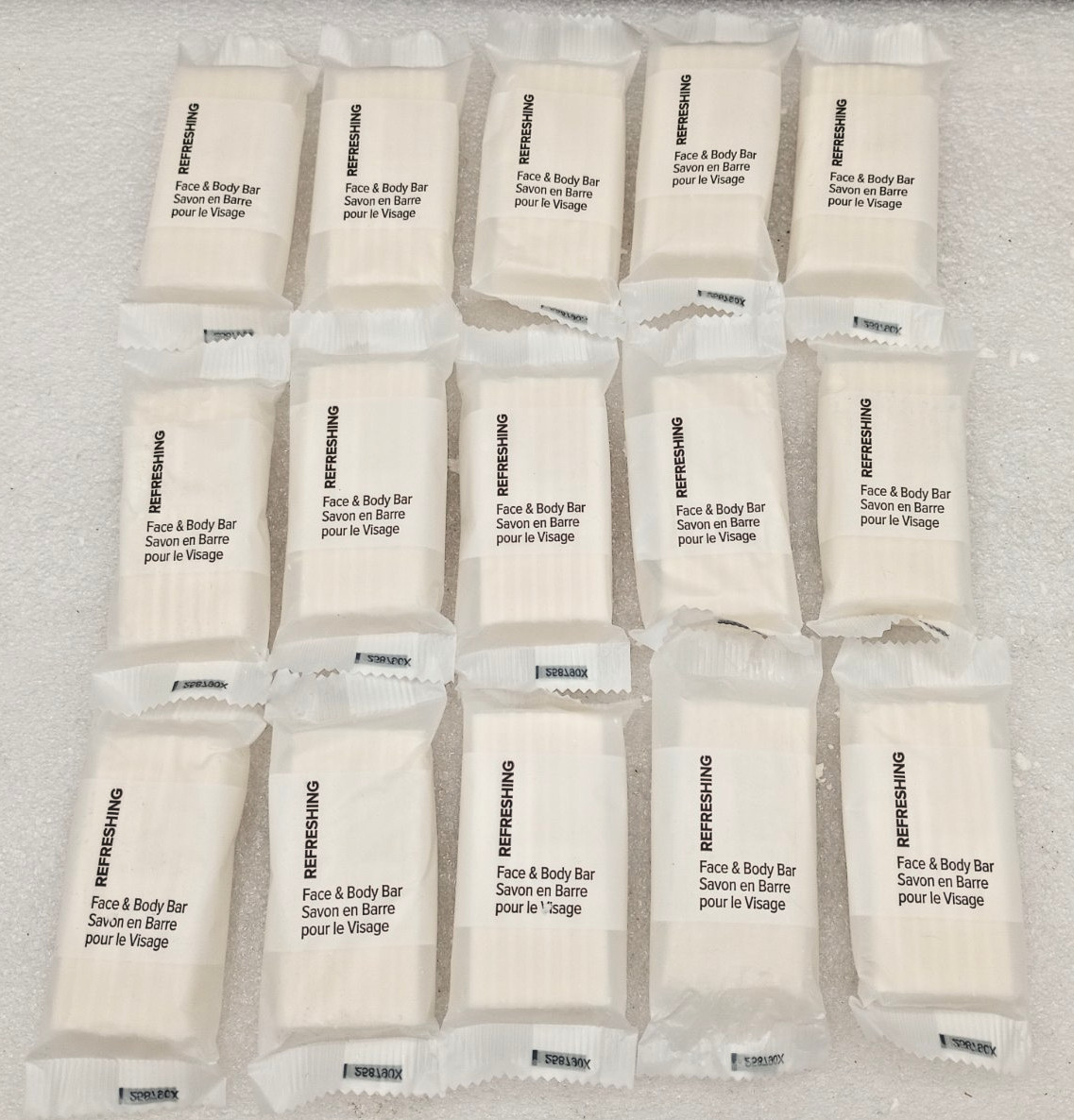 (Lot of 15) Refreshing Face & Body Soap – CITRUS SCENT – 0.6 Oz Each Bar