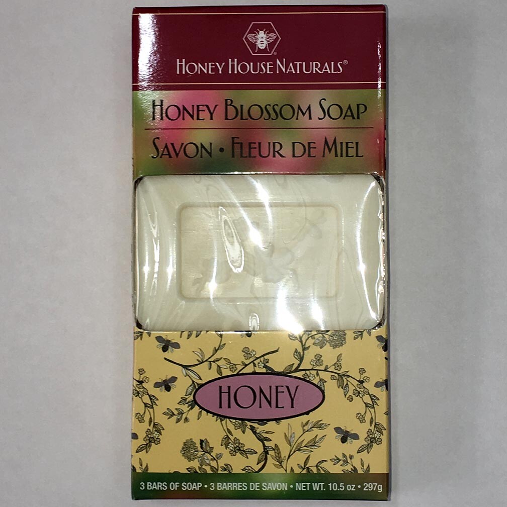Honey House Honey Blossom Soap 3.5 Oz. Set of 3 – Honey