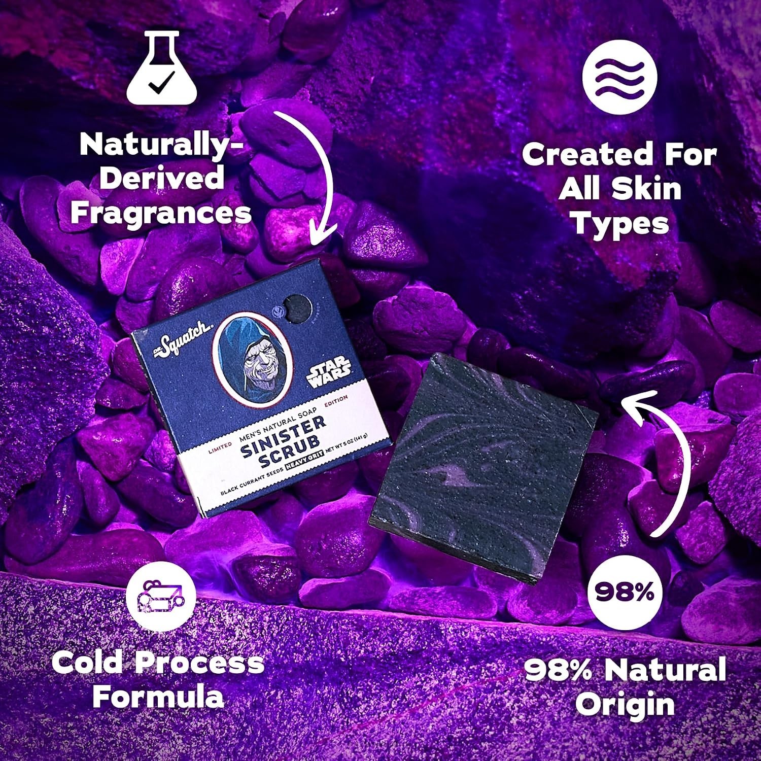 Natural Men’s Bar Soap – Star Wars Inspired Gifts for Men – Natural Cold Proc…
