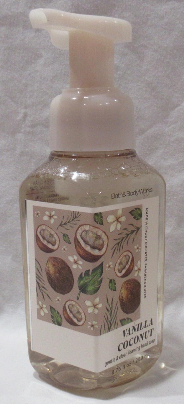 Bath & Body Works Gentle & Clean Foaming Hand Soap Set Lot of 2 VANILLA COCONUT