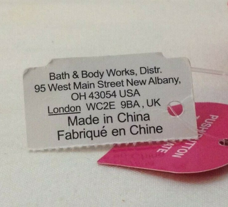NWT Bath Body Works Pocket. Bac Holder Pink Cat Kitty Hamburger No Sound, Bonus!