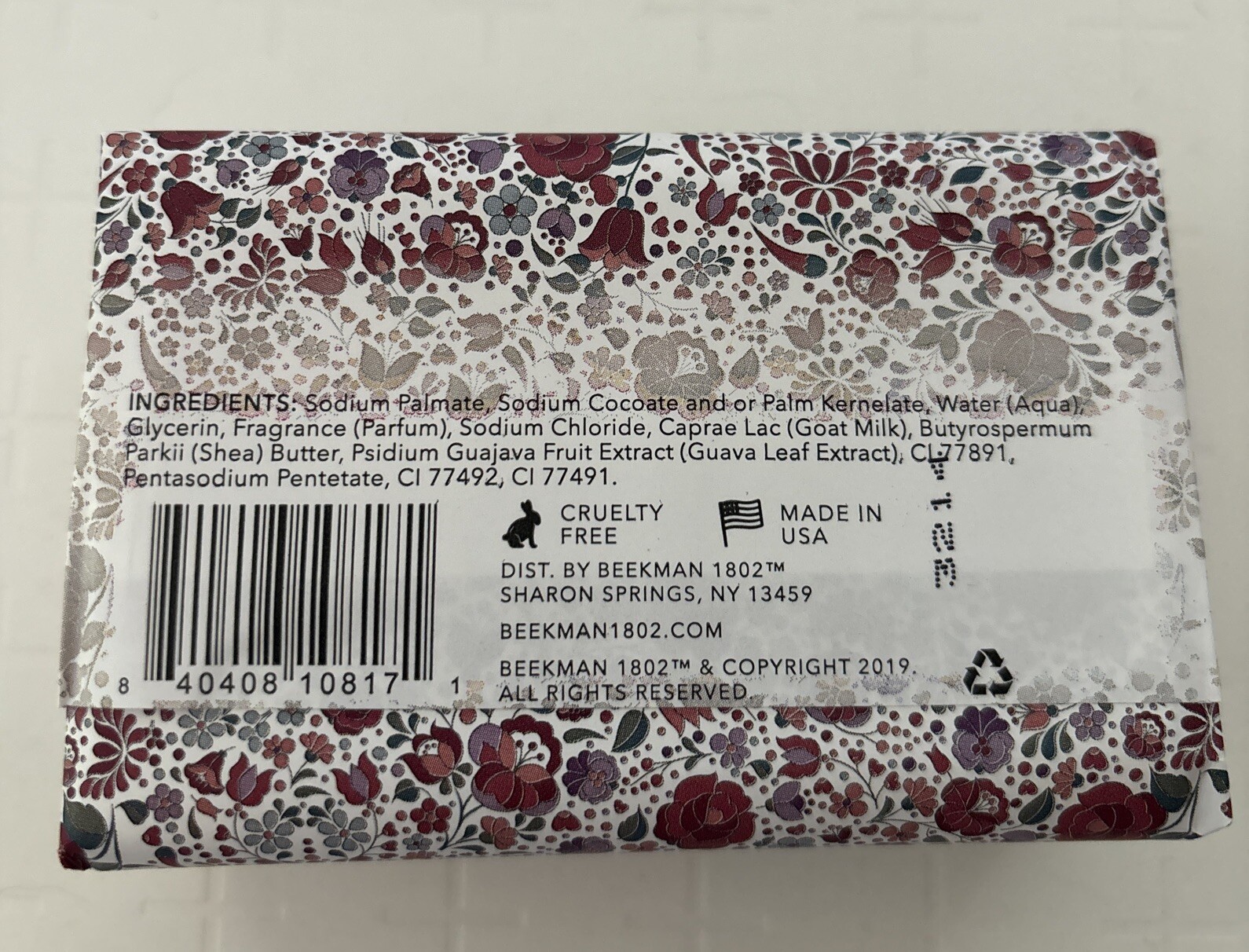 Beekman 1802 Honeyed Grapefruit Goat Milk Bar Soap 9.0 ounce ~ Brand New!