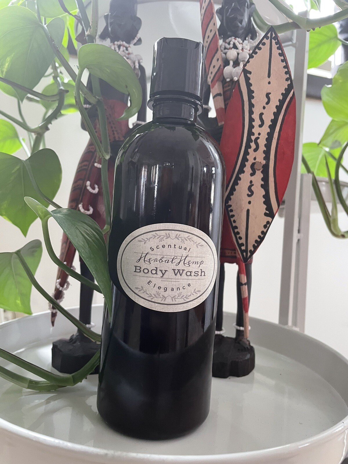Liquid Raw Hemp Herbal Soap – 100% Pure & Natural Organic Bath Body Face Wash