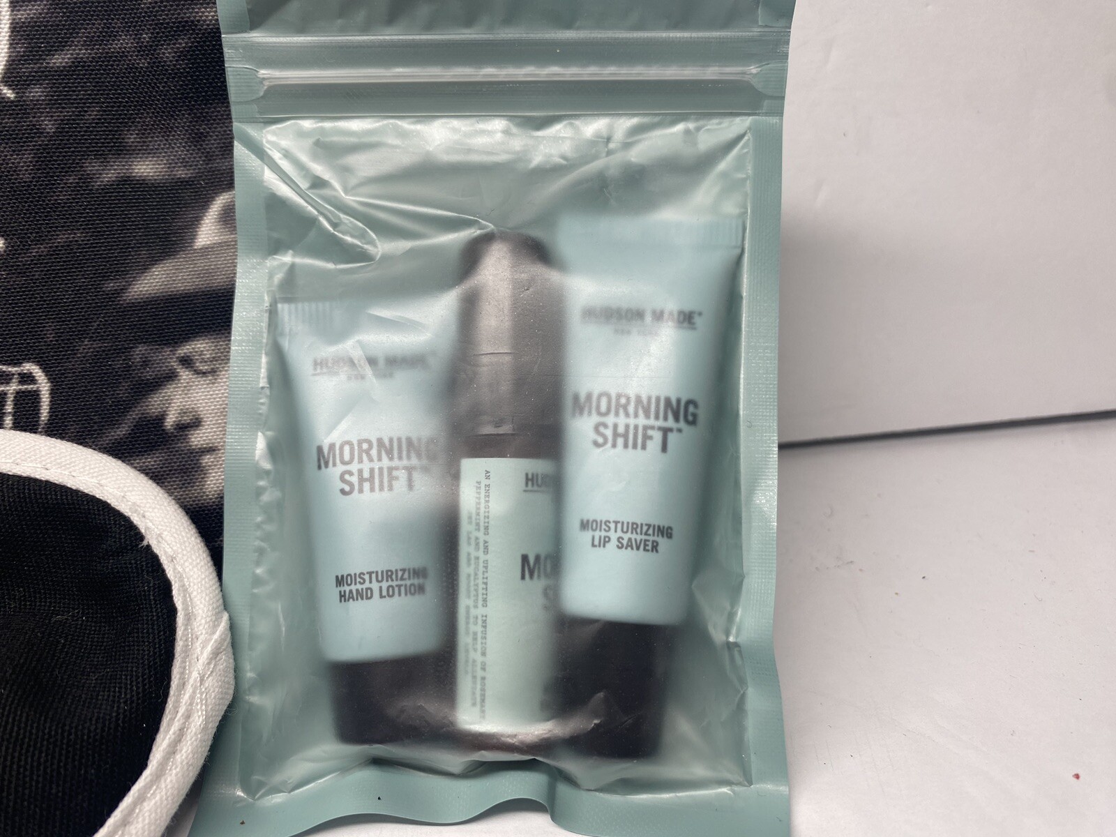 Hudson Made Morning Shift Trio, Eye Mask & Makeup Bag