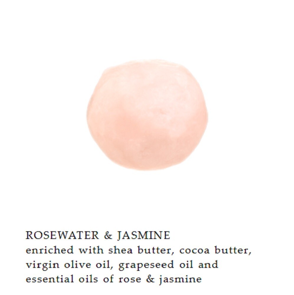 Greenwich Bay 2.75 oz Soap Ball, Rosewater & Jasmine (R5S015)