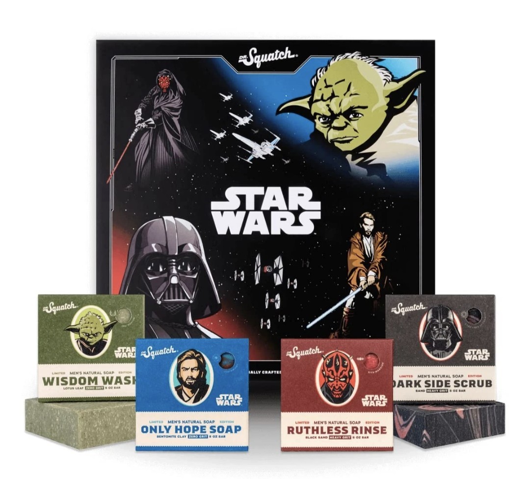 Dr.Squatch Star Wars Eposide 1, 2 and The Batman Collectors Edition with Box