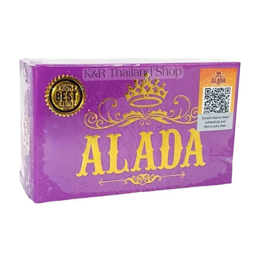 6X Alada Whitening Soap Naturally Brightening Natural Extract Face & Body 160g