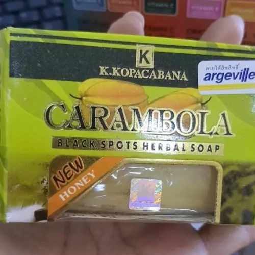 5 x Carambola Honey Star Fruit Soap Face & Body Bar 120g