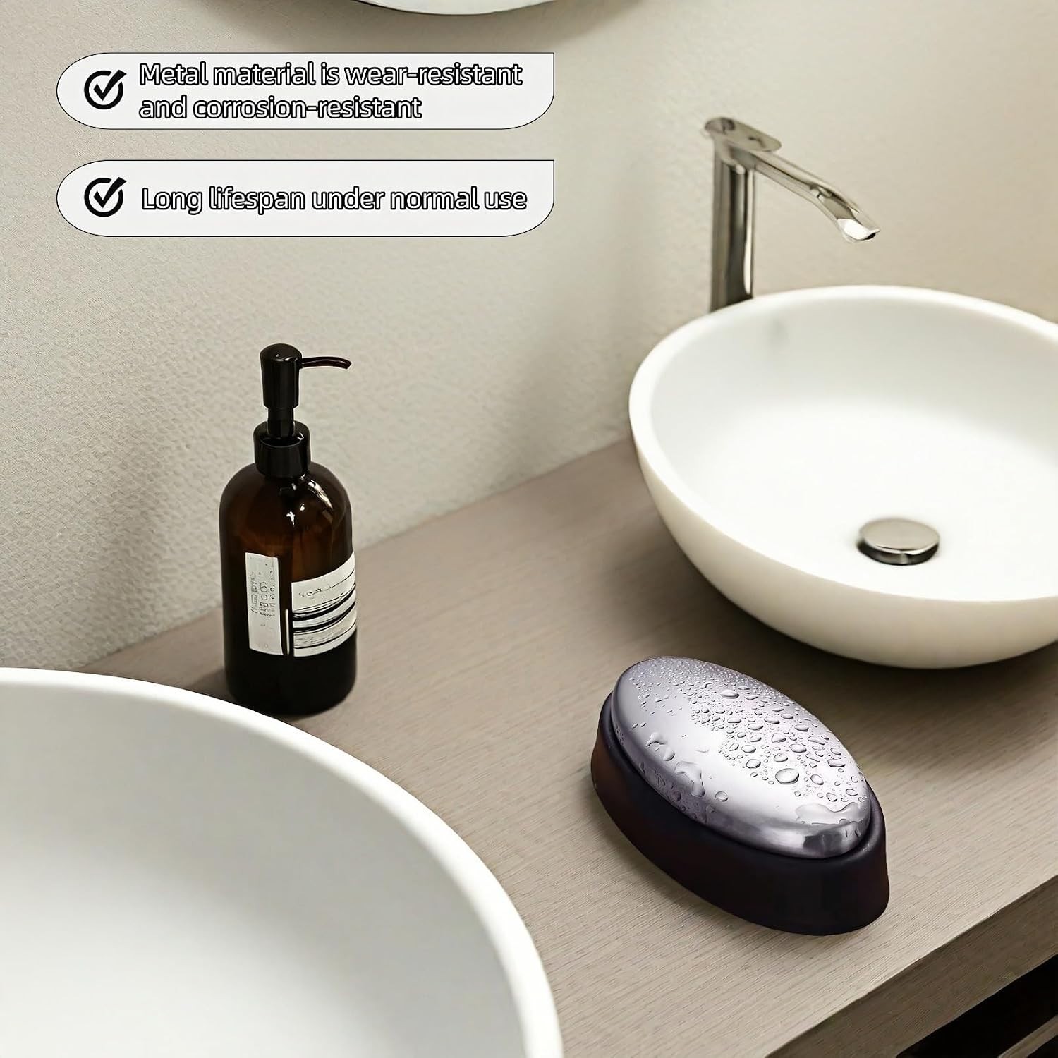 Chemical-Free Stainless Steel Soap Bar – Hand Odor Eliminator for Food Lovers