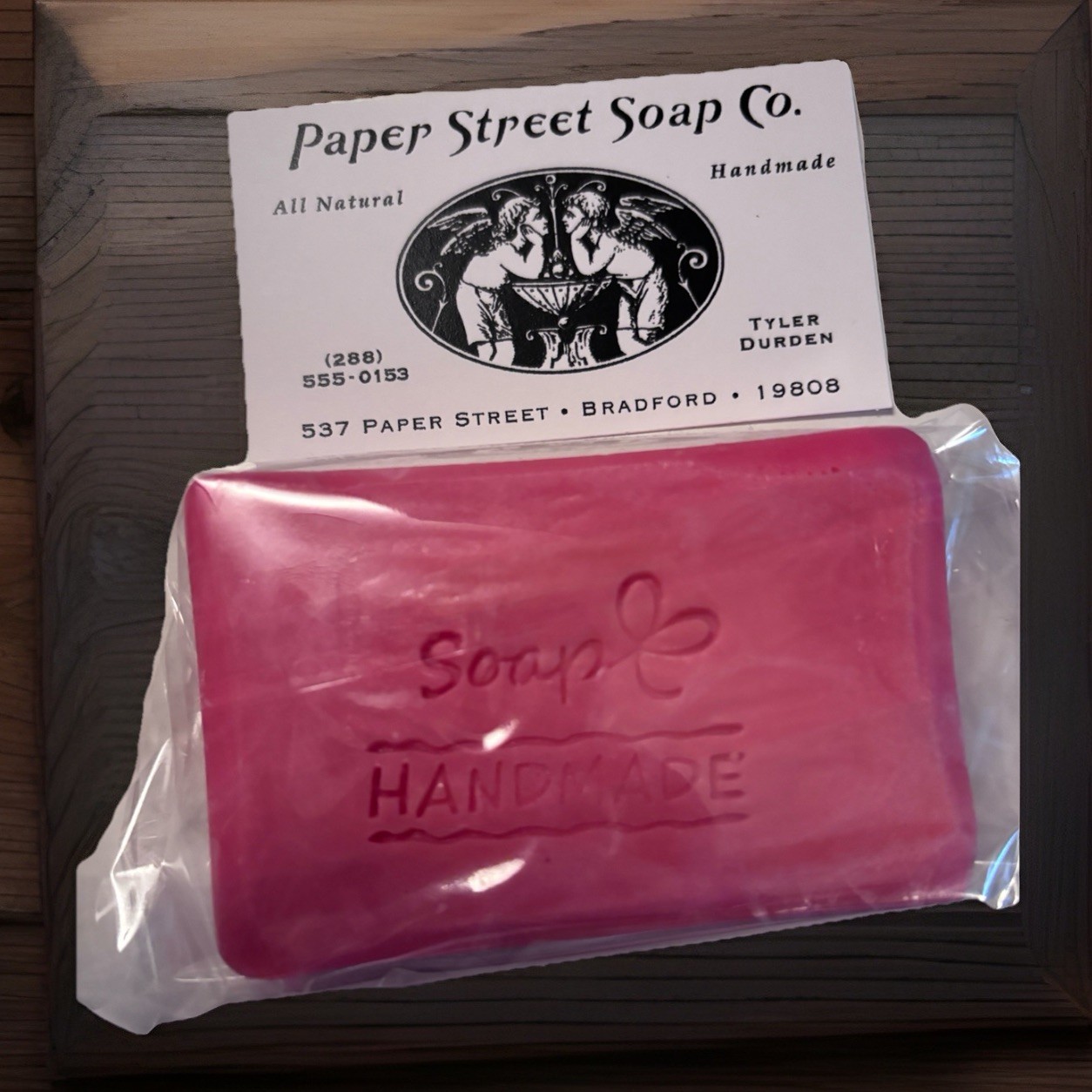 FIGHT CLUB SOAP BAR – AUTHENTIC – HAND MADE SOAP VEGAN GLUTEN CRUELTY FREE