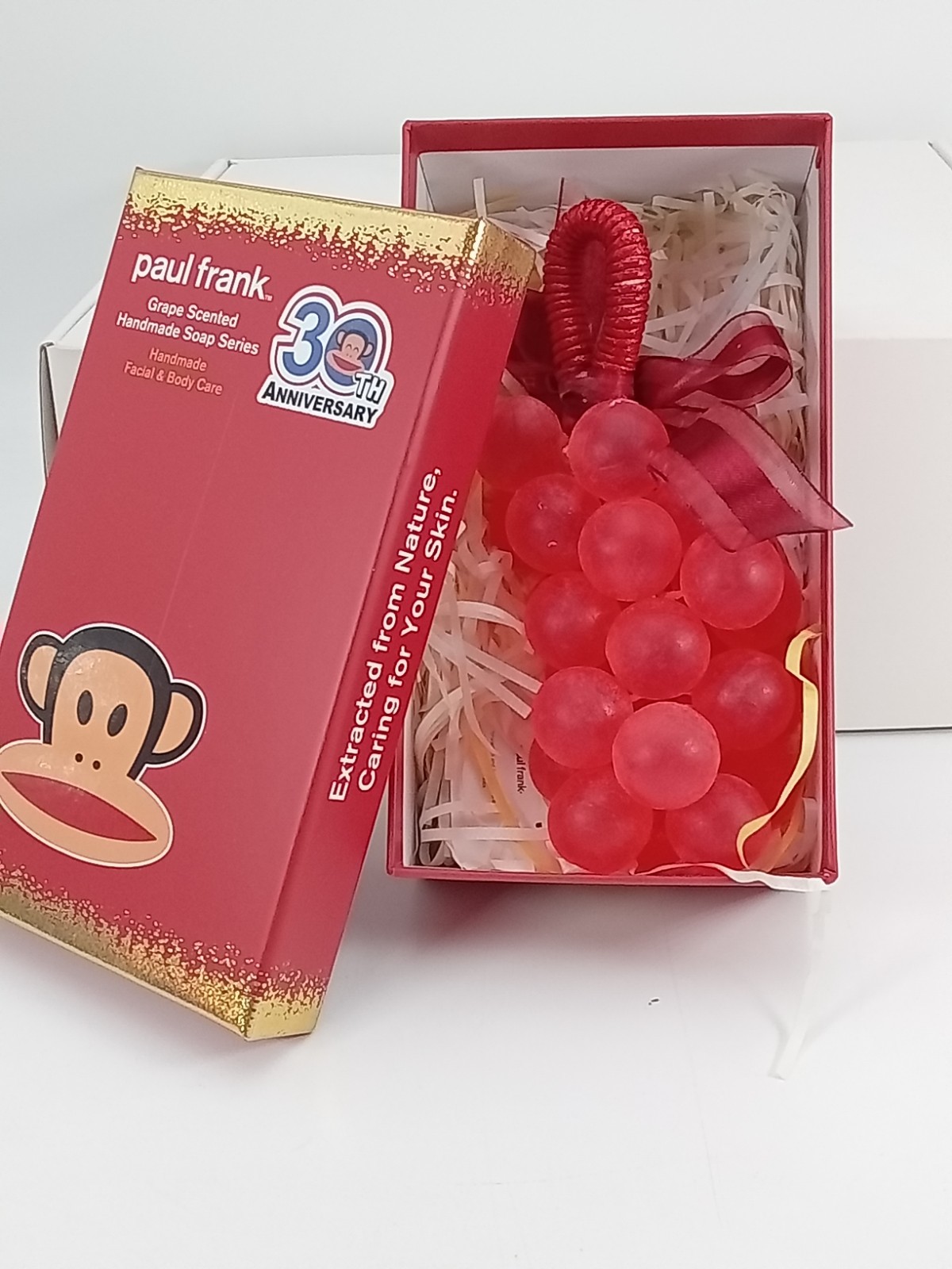 Paul Frank Grape Soap on a Rope Handmade Decorative Soap, Natural Gentle
