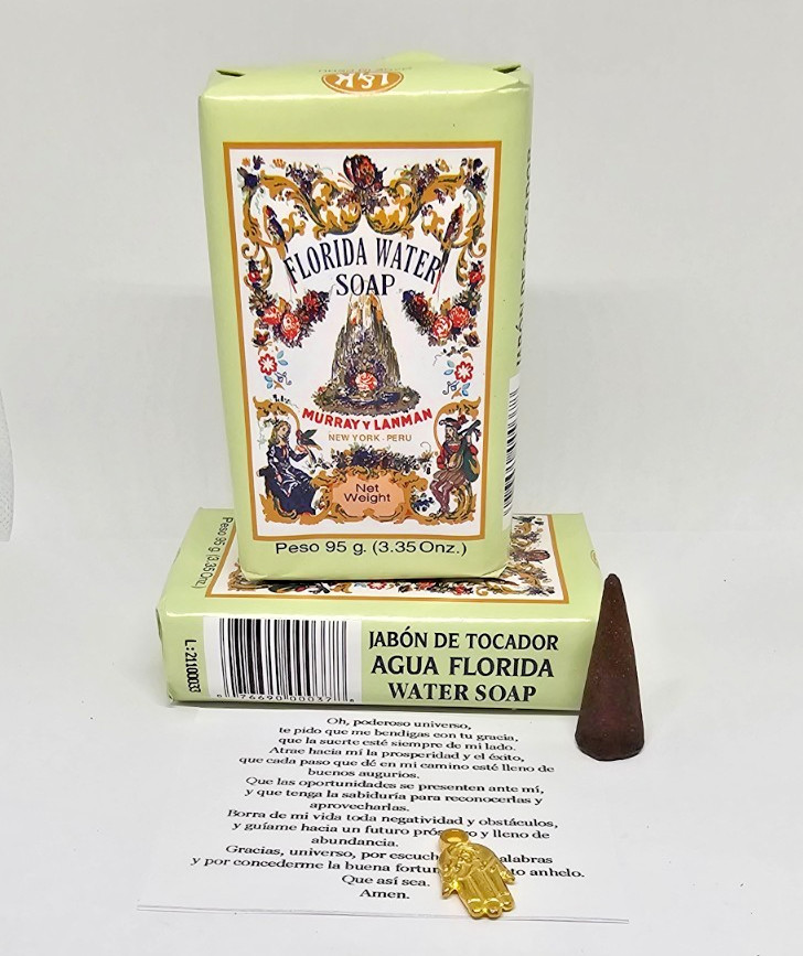 JABON AGUA FLORIDA / FLORIDA WATER SOAP PARA PROTECCION LIMPIA CONTRA DAÑO