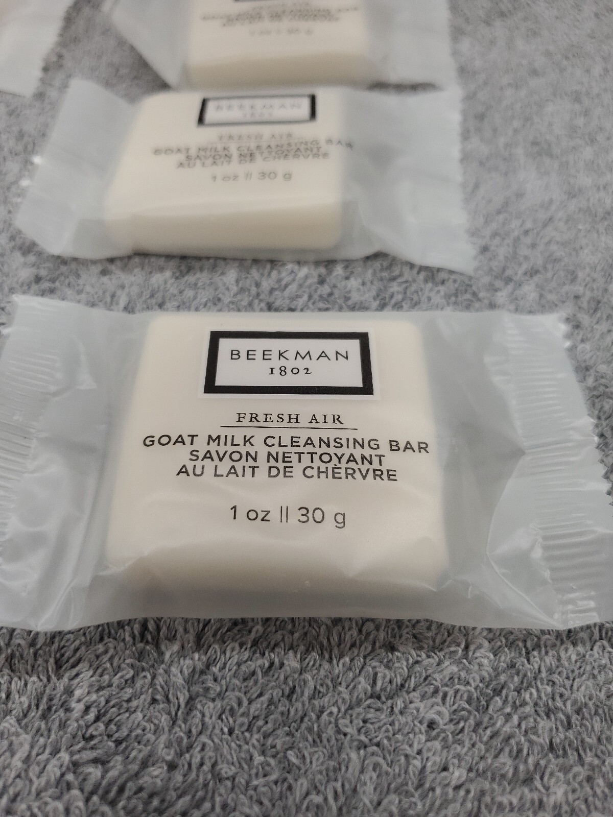 6 PACK BEEKMAN 1802 FRESH AIR GOAT MILK CLEANSING BAR 1 oz Free-parabens