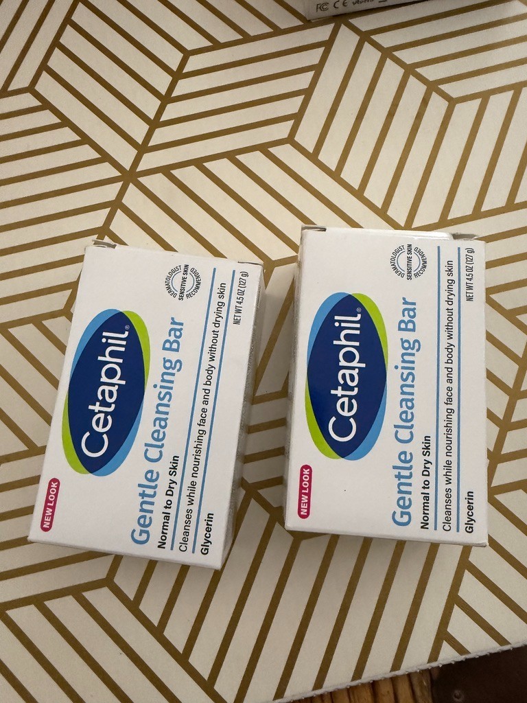 2 – CETAPHIL Gentle Cleansing Bar for Dry Sensitive Skin 4.5oz ea