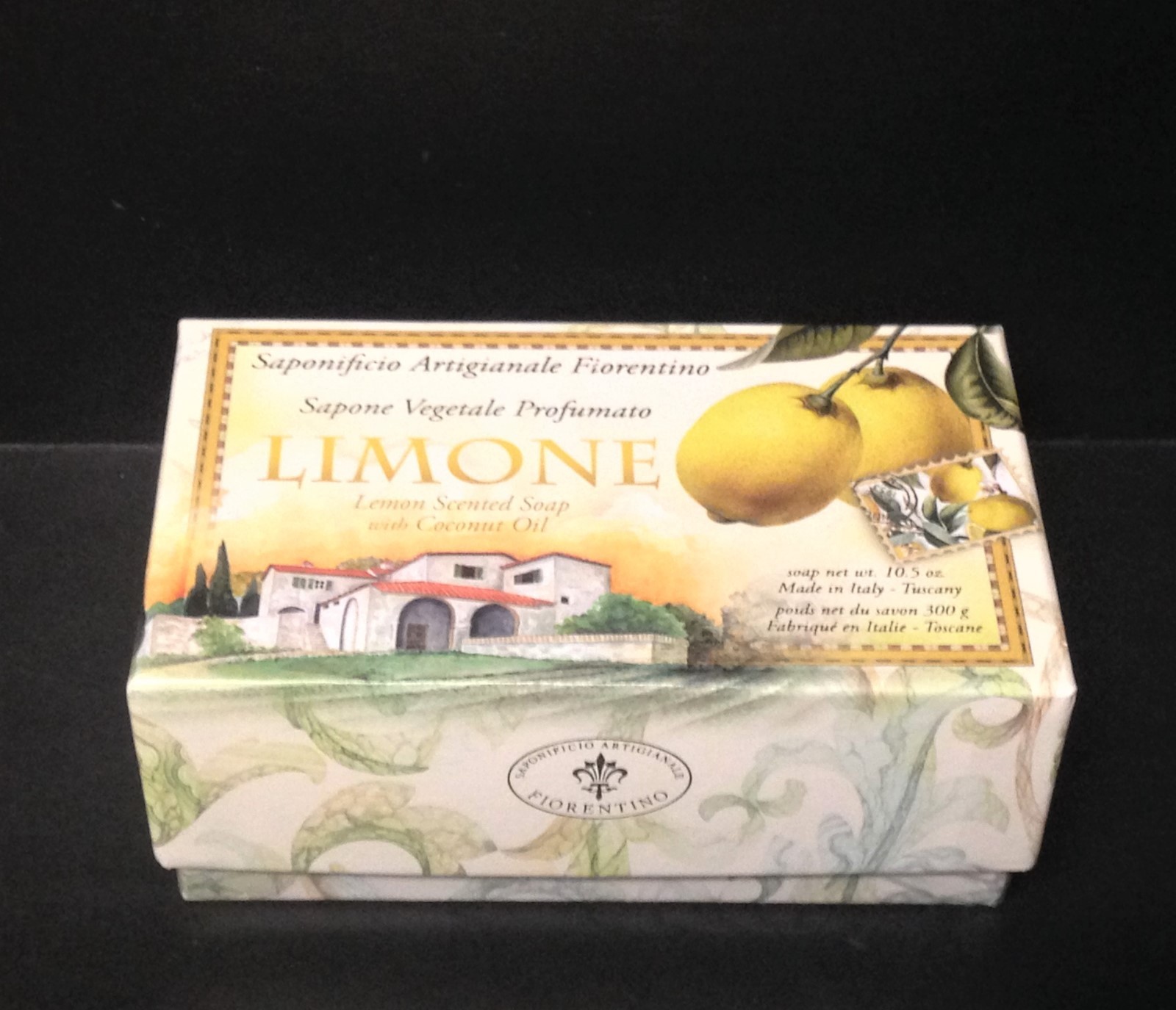 LIMONE Lemon Scented SOAP BAR Saponificio Artigianale Fiorentino 10.5 oz Italy