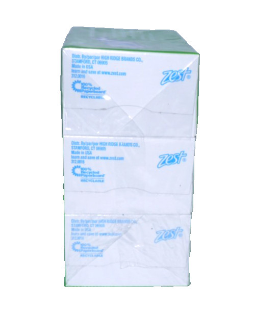 Zest Fresh Aloe Vera Zestfully Clean 3 pack 4oz bar body soap made in USA