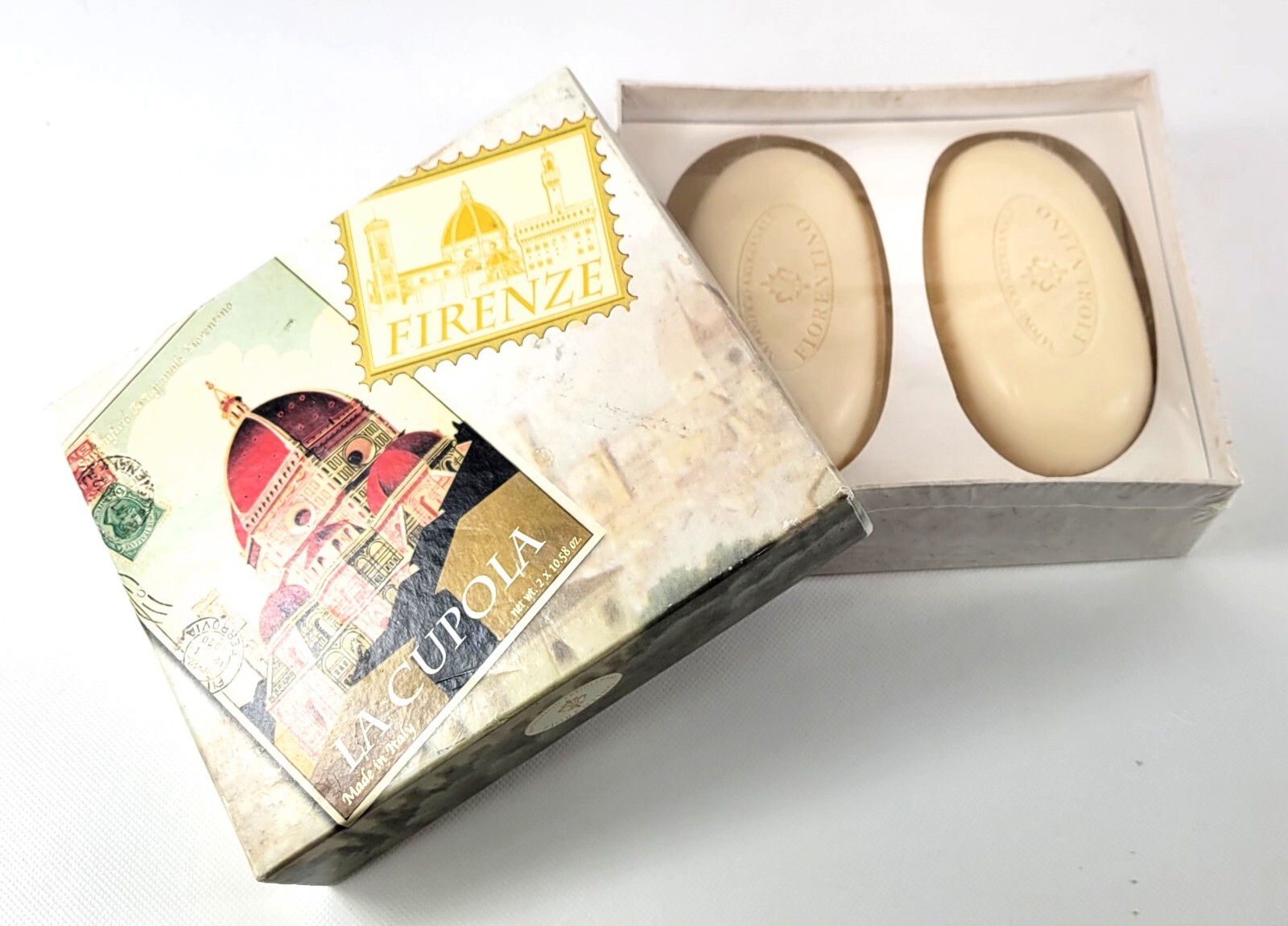 Saponificio Artigianale Fiorentino Large Soap Bars 2 – 10.58 oz Each Made Italy
