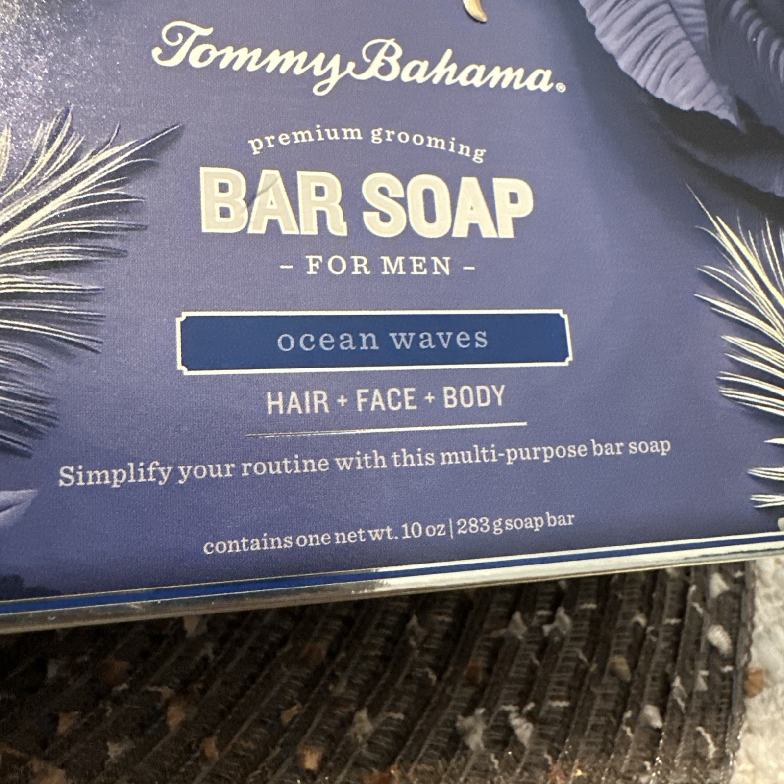 Tommy Bahama OCEAN WAVES Jumbo Bar Soap for Men Lot Of THREE 10 oz Bars