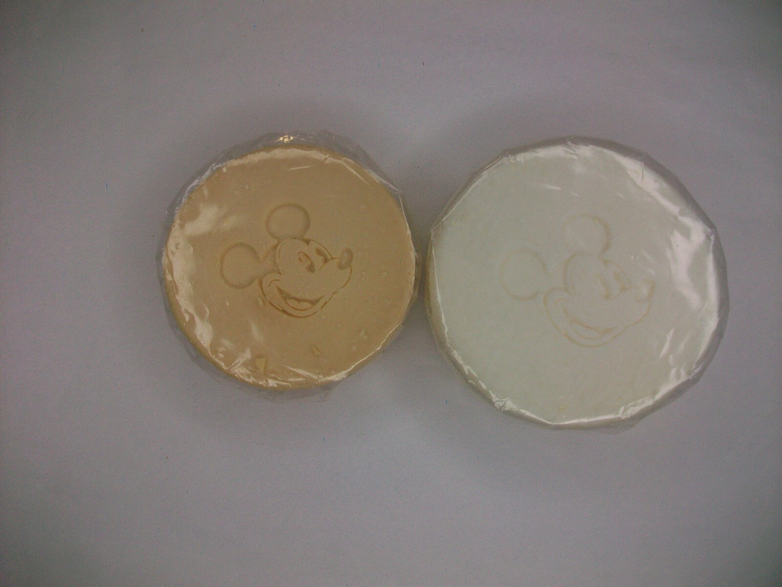 Disney Resort Hotel VTG Facial Bath Soap Bar Lot 2 Mickey Mouse Travel Size