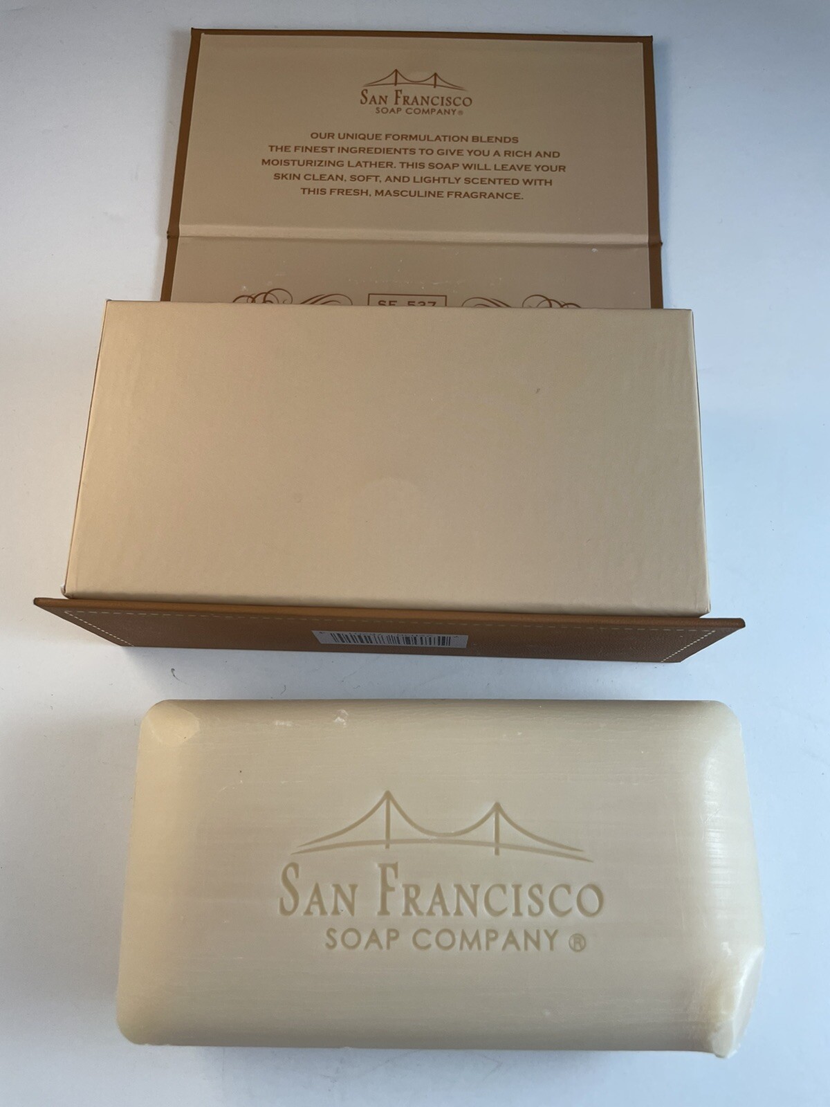 Man Bar-spiced tobacco fragrance 10oz.soap Bar-San Francisco Soap Company￼