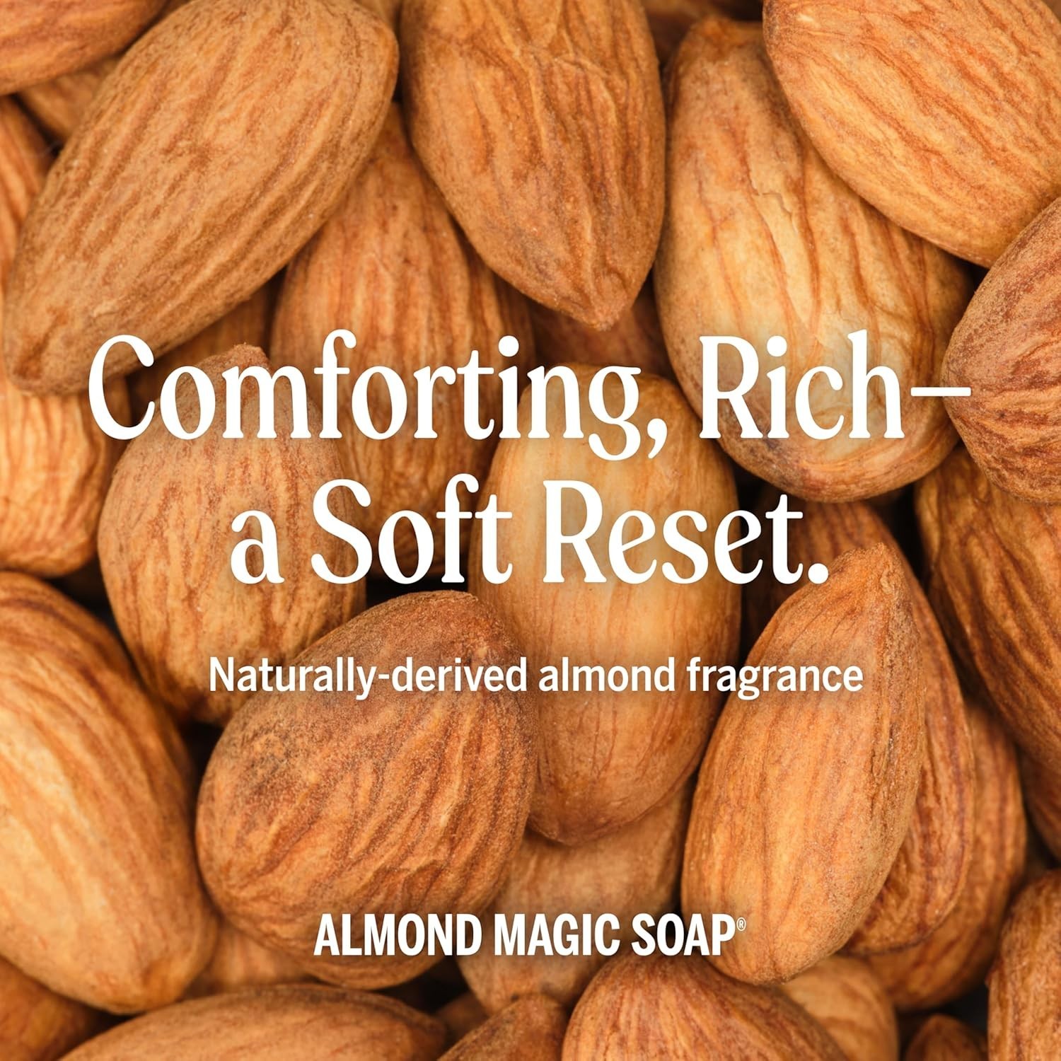 Dr. Bronner’s 18-in-1 Pure-Castile Magic Soap – Almond – 32 fl oz – NEW