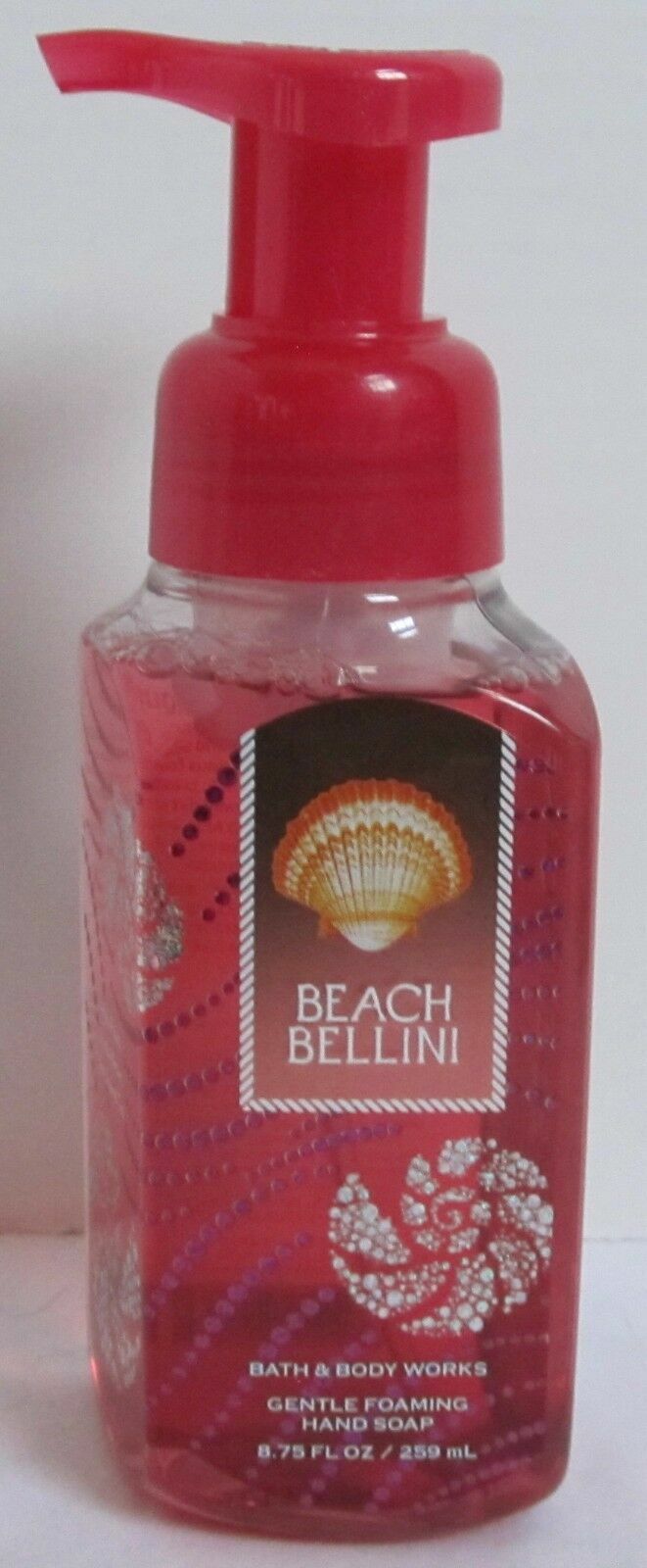 Bath & Body Works Gentle Foaming Hand Soap Lot Set of 2 BEACH BELLINI
