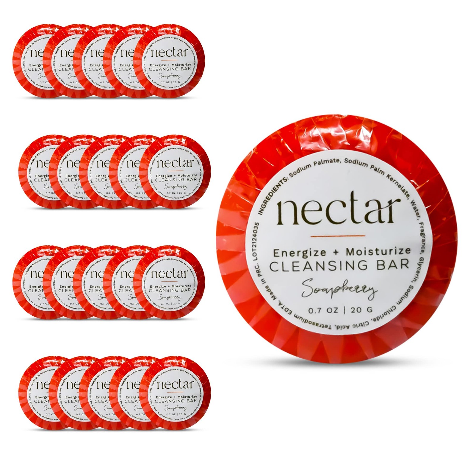 – Nectar Bulk Cleansing Bar Round | 500 Count, 0.9 oz | Sweet Orange Blossom,…