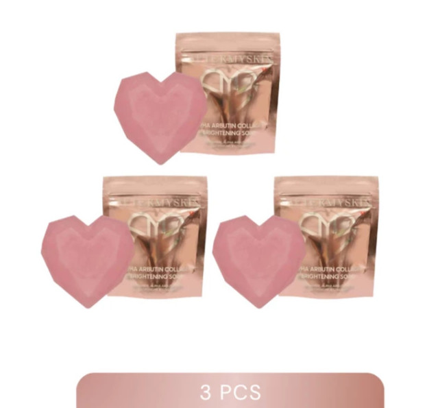 3x AFTERMYSKIN Body Soap Evens Skin Tone Smooth Moisturized 45g