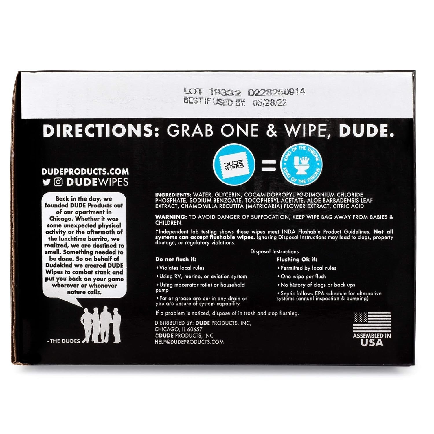 Extra-Large Flushable Wipes – Septic Safe