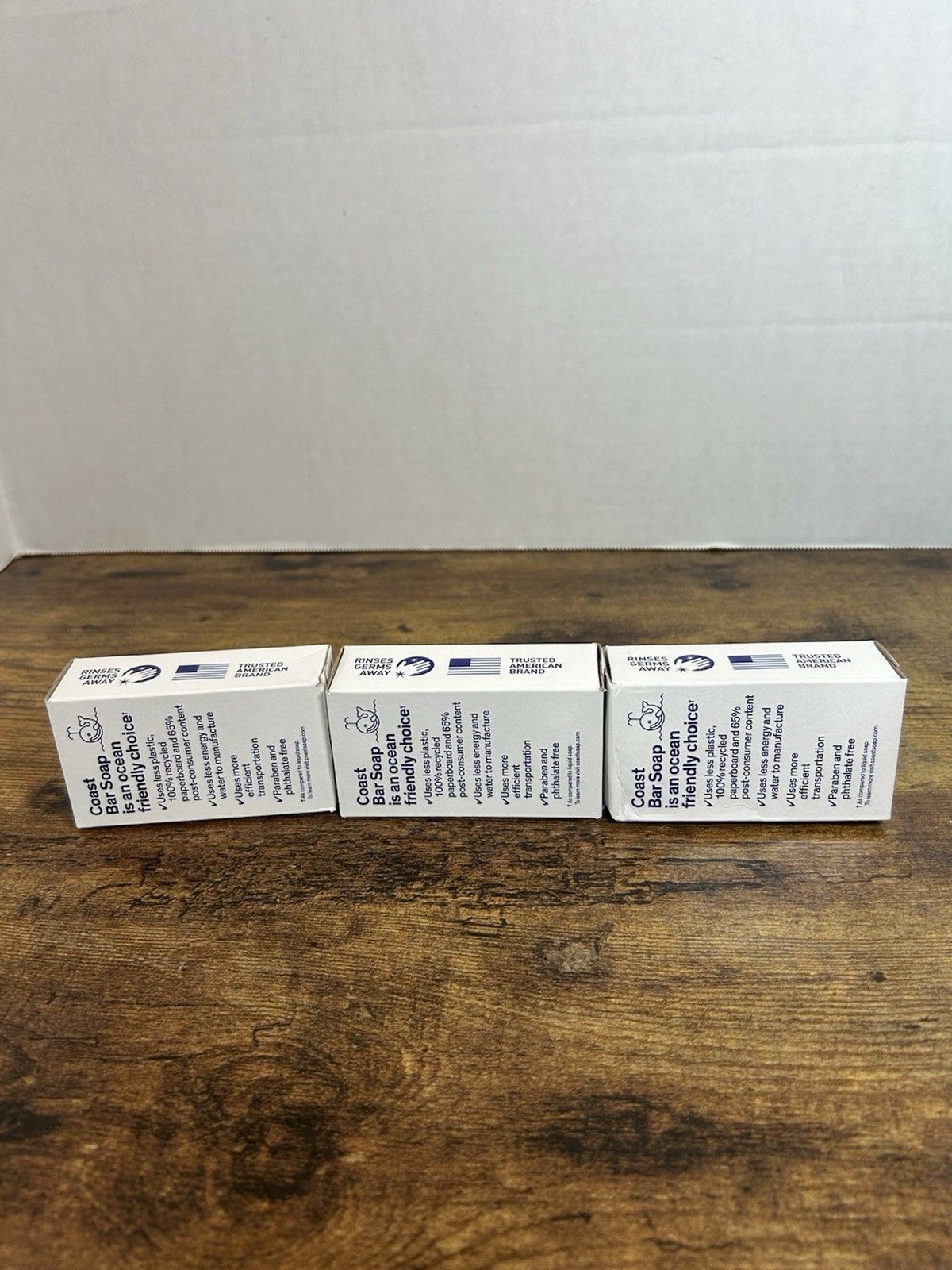 Coast Original Eye Opener Refreshing Deodorant Soap Lot of 3 Bars 3.2oz Each USA