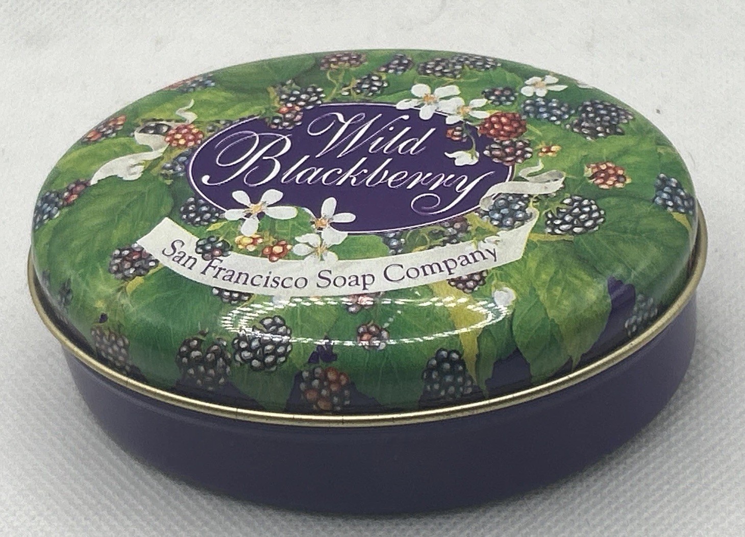 San Francisco Soap Company Pure Glycerin Soap Wild Black Berry New 4.2 Oz