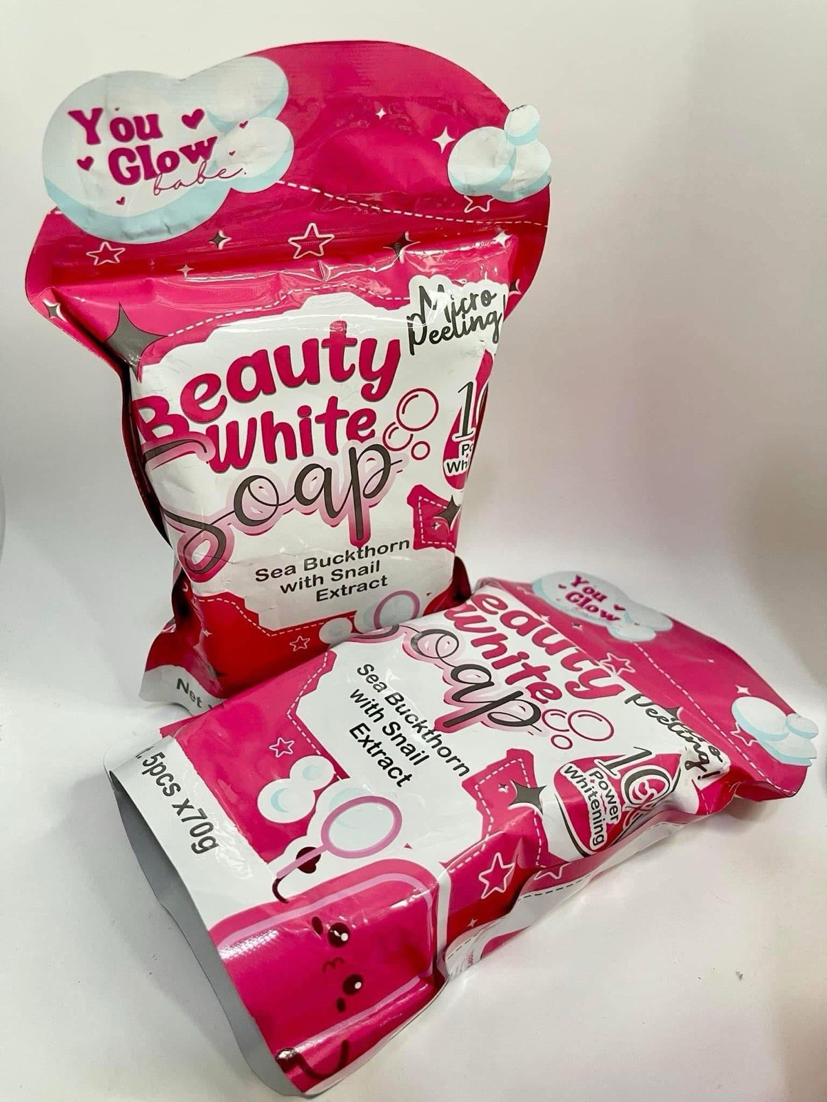 Beauty White Soap by You Glow Babe, 5 Bars x 70g