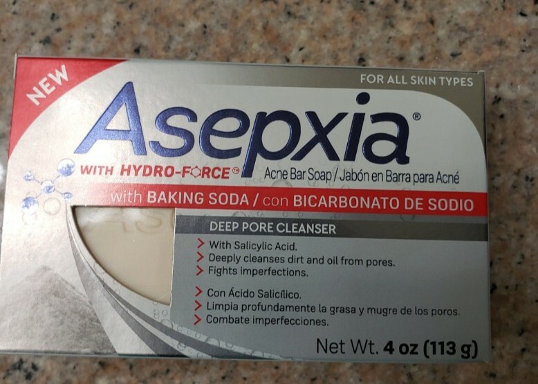 1x ASEPXIA Deep Cleansing + Oil Free Acne Treatment Bar Soap Sulfur Bicarbonate