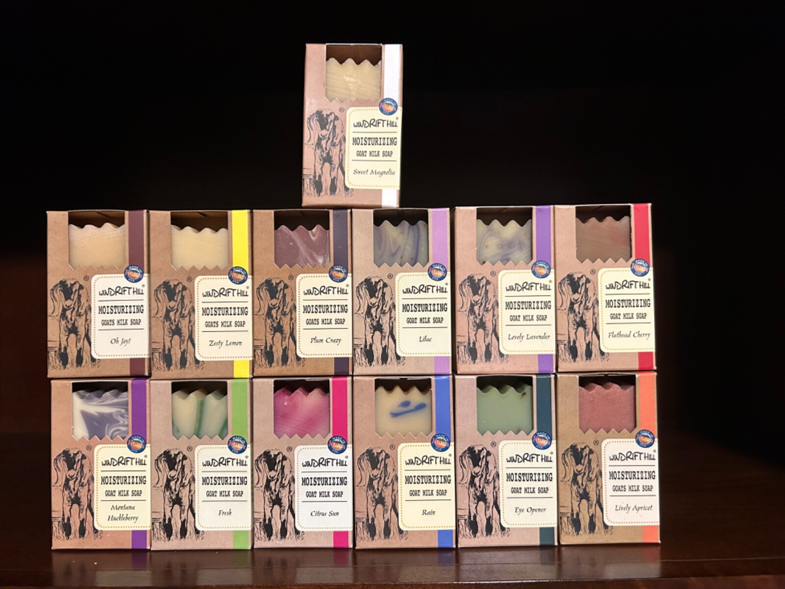 Windrift Hill Goat Milk Bar Soap Essential Oil Natural Moisturizing 45 Scents