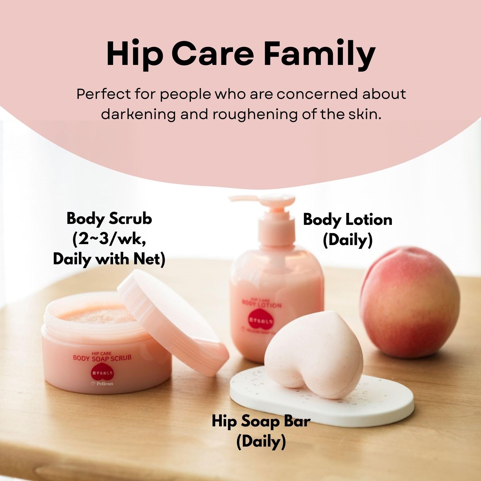 Pelican Soap “Loving Butt” Soap Club 180g Exfoliating Care Peach