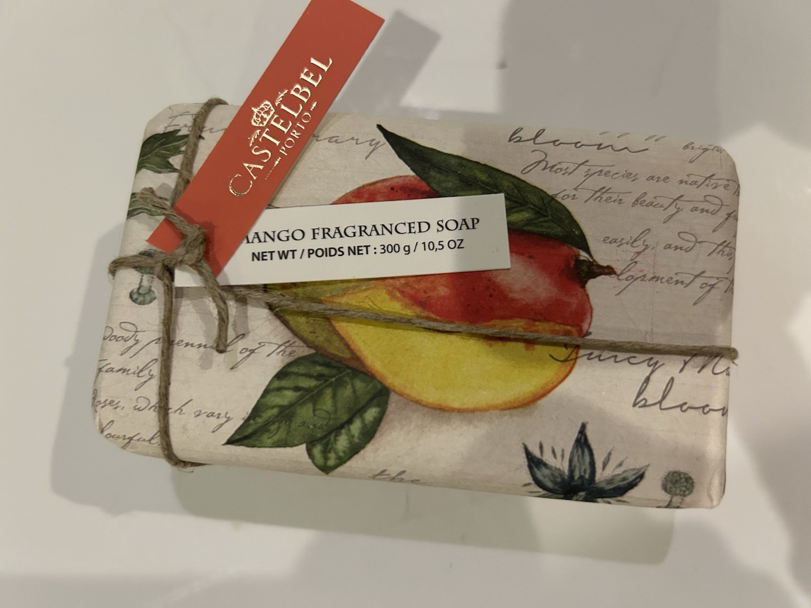 Castelbel Porto Mango Scent Soap Bar 10.5oz & Earthworks African Jasmine 7 Oz