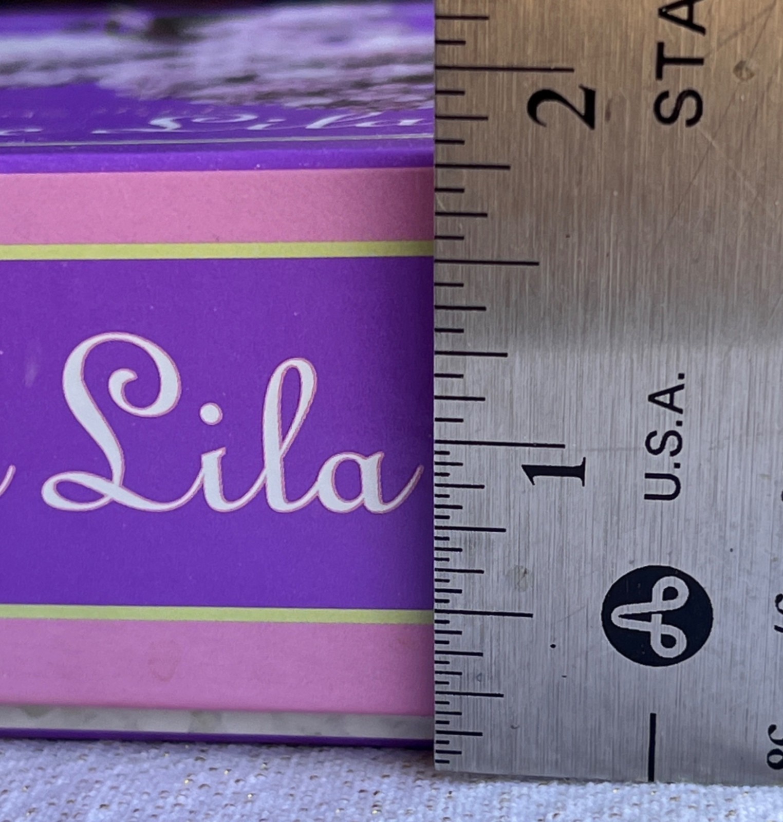 Petite Petite Blanc Lila Lilac Scented Soap Set Of Four 1.7 Oz Bars Gift Boxed
