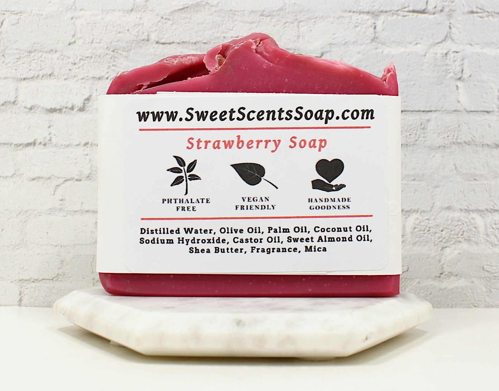 Strawberry Soap – Cold Process, Scented Soap