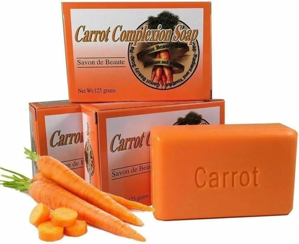 20BARS Carrot Complexion Soap Beauty Bar with Carrot Oil -125g FREE SHIPPING