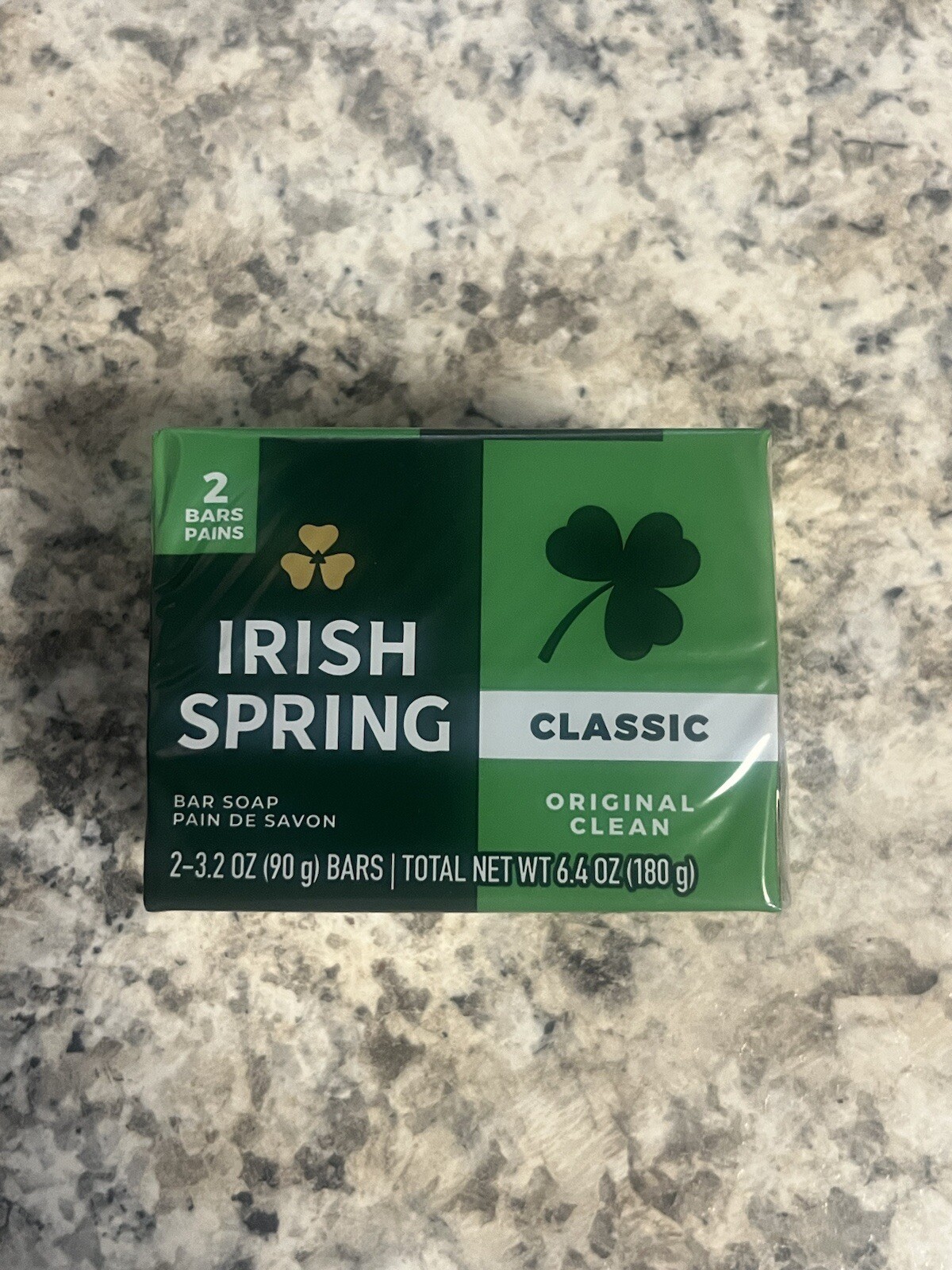 Irish Spring Original Scent Classic Bar Soap Pack of 2 – 3.2 oz Bars
