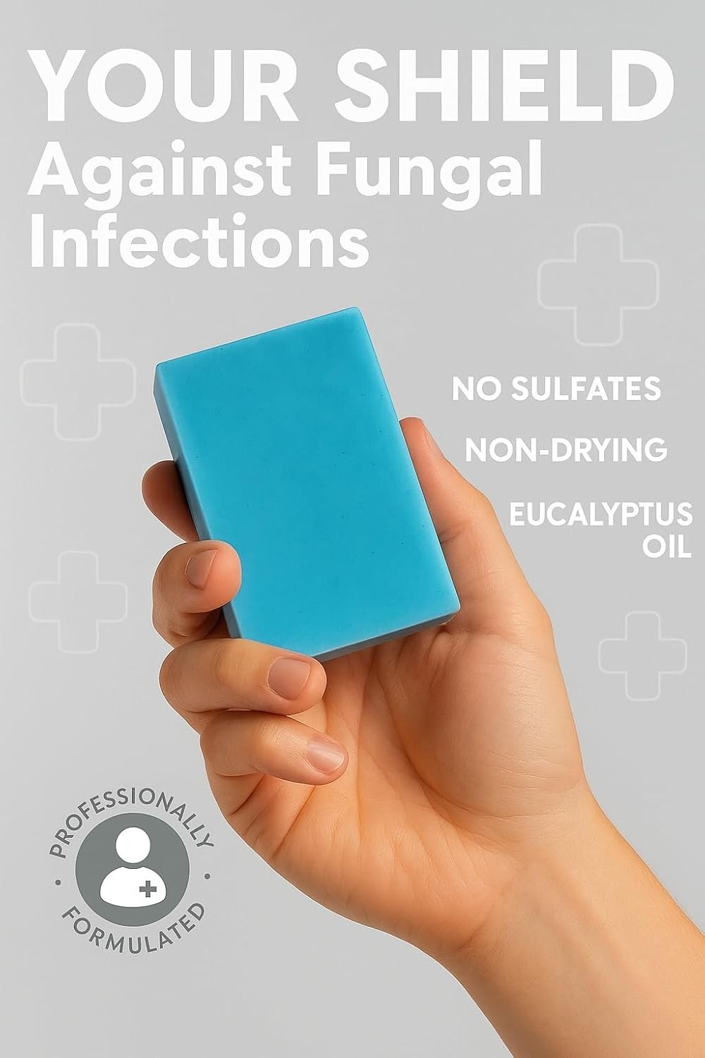 Antifungal Soap Bar 4.4 Ounce Natural Fungus Treatment Soap for Jock Itch