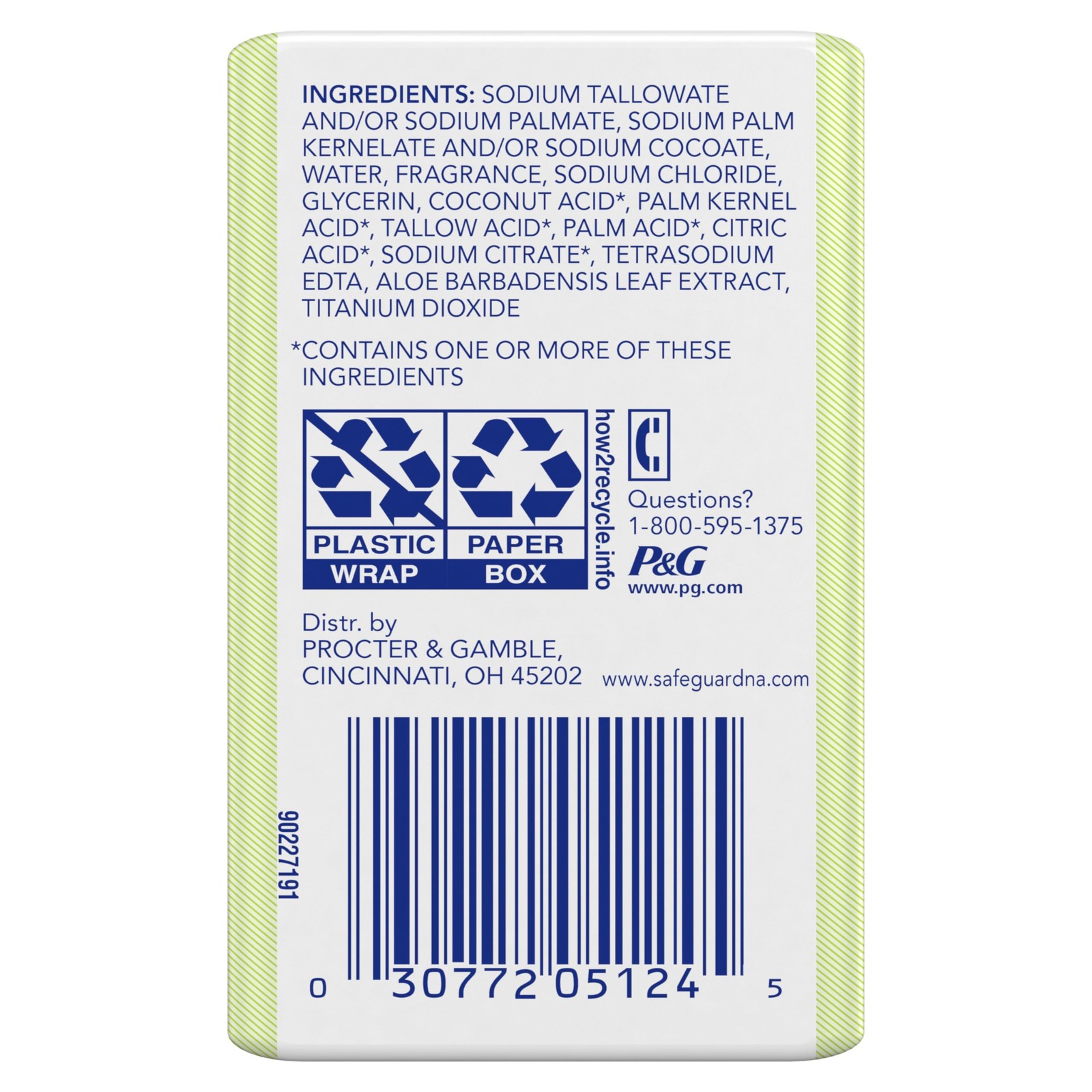 Safeguard Bar Soap Fresh Clean Scent with 6.4 Ounce (Pack of 3), Off White