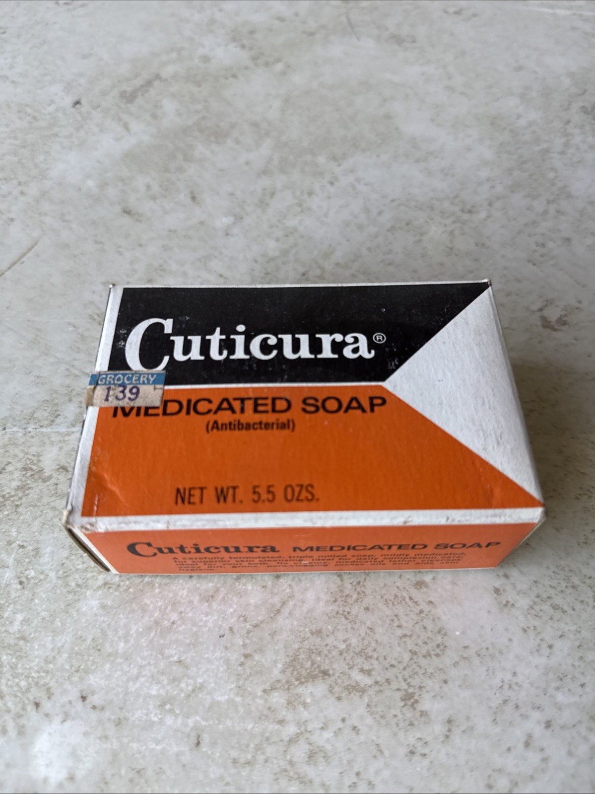 Vtg Cuticura Soap Origional Formula Medicated Soap Removes Acne Antibacterial
