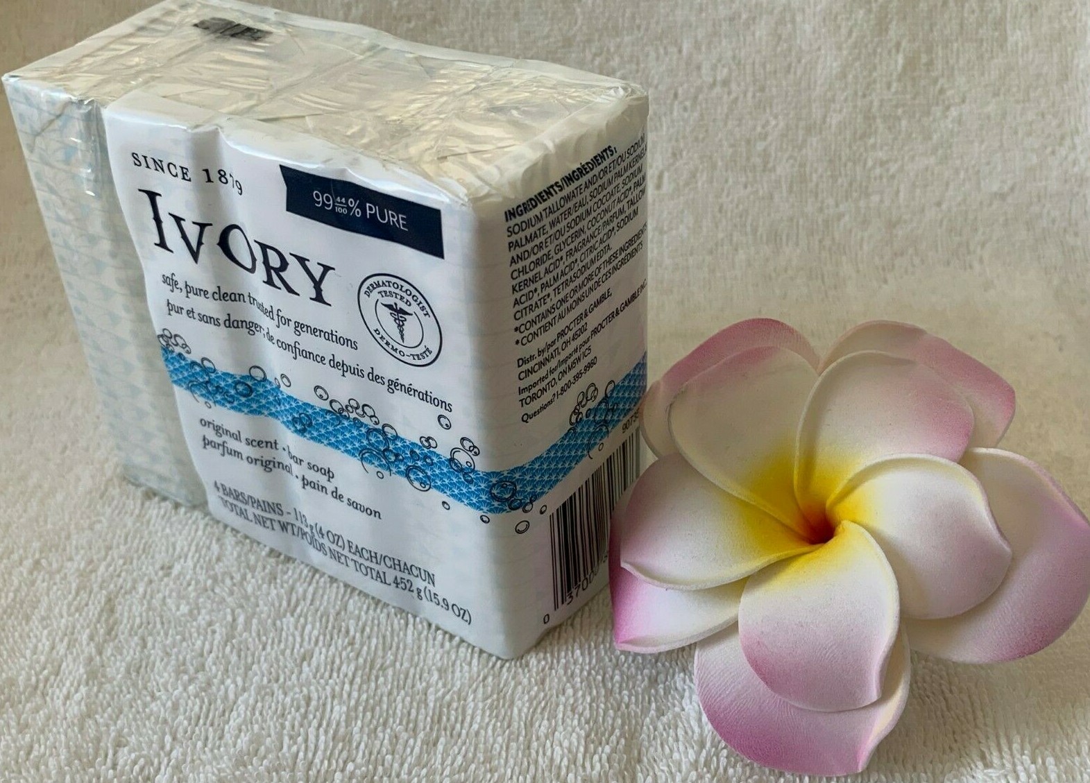 IVORY CLEAN***Original***99.44% PURE CLEAN SOAP (4 BARS)~~4 OZ/EACH~~NEW~~SEALED