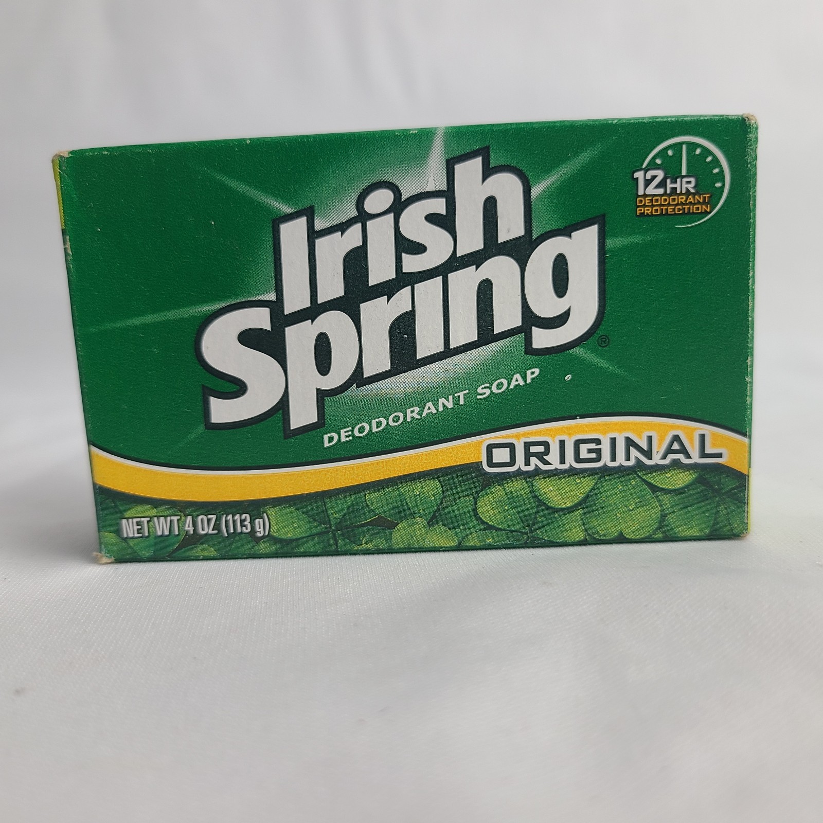 Irish Spring Original Deodorant Bar Soap, 4.0 Ounce Bath Size – Single Bar