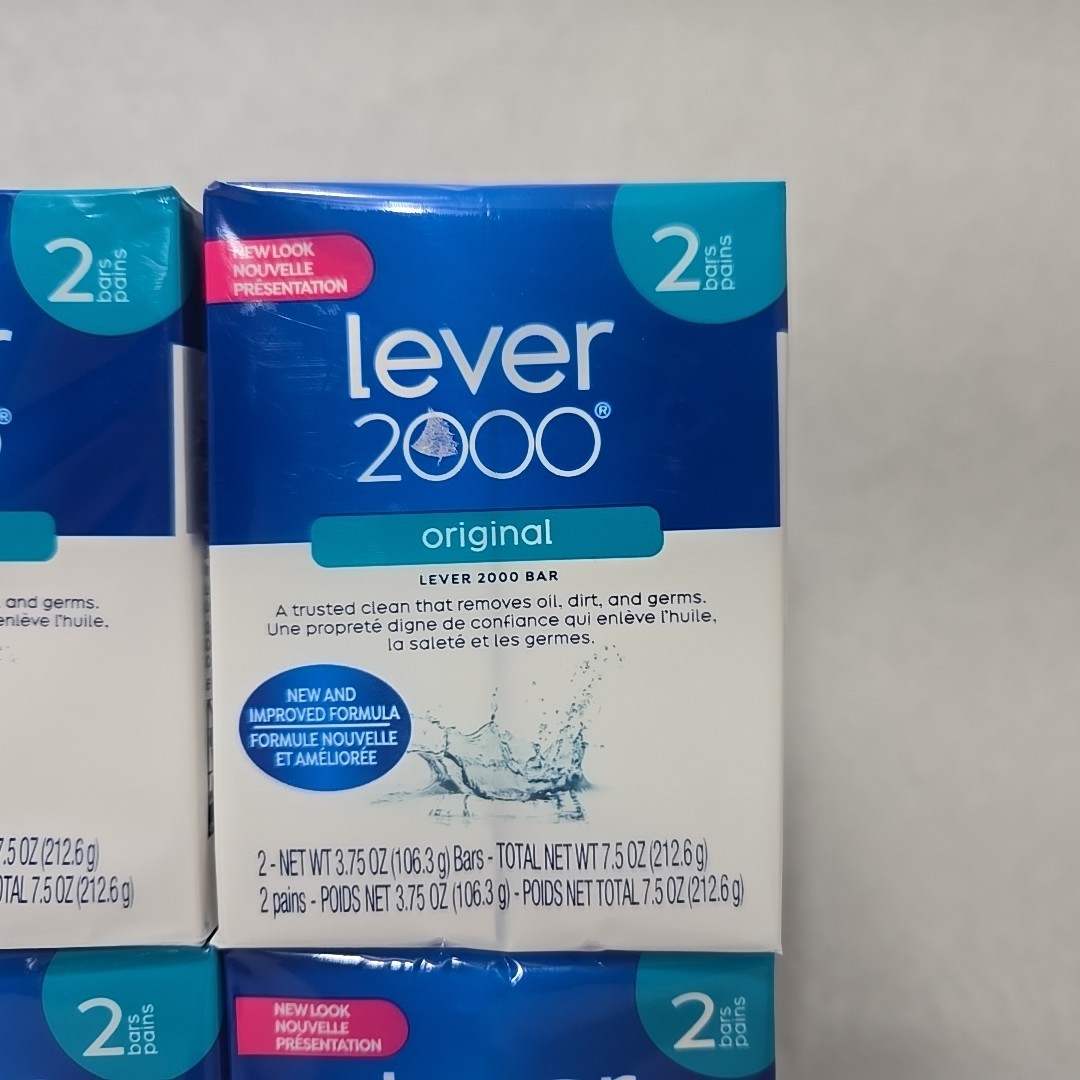 Lever 2000 Original Bar Soap 2 Packs Lot Of 10 Each Bar 3.75oz 20 In Total