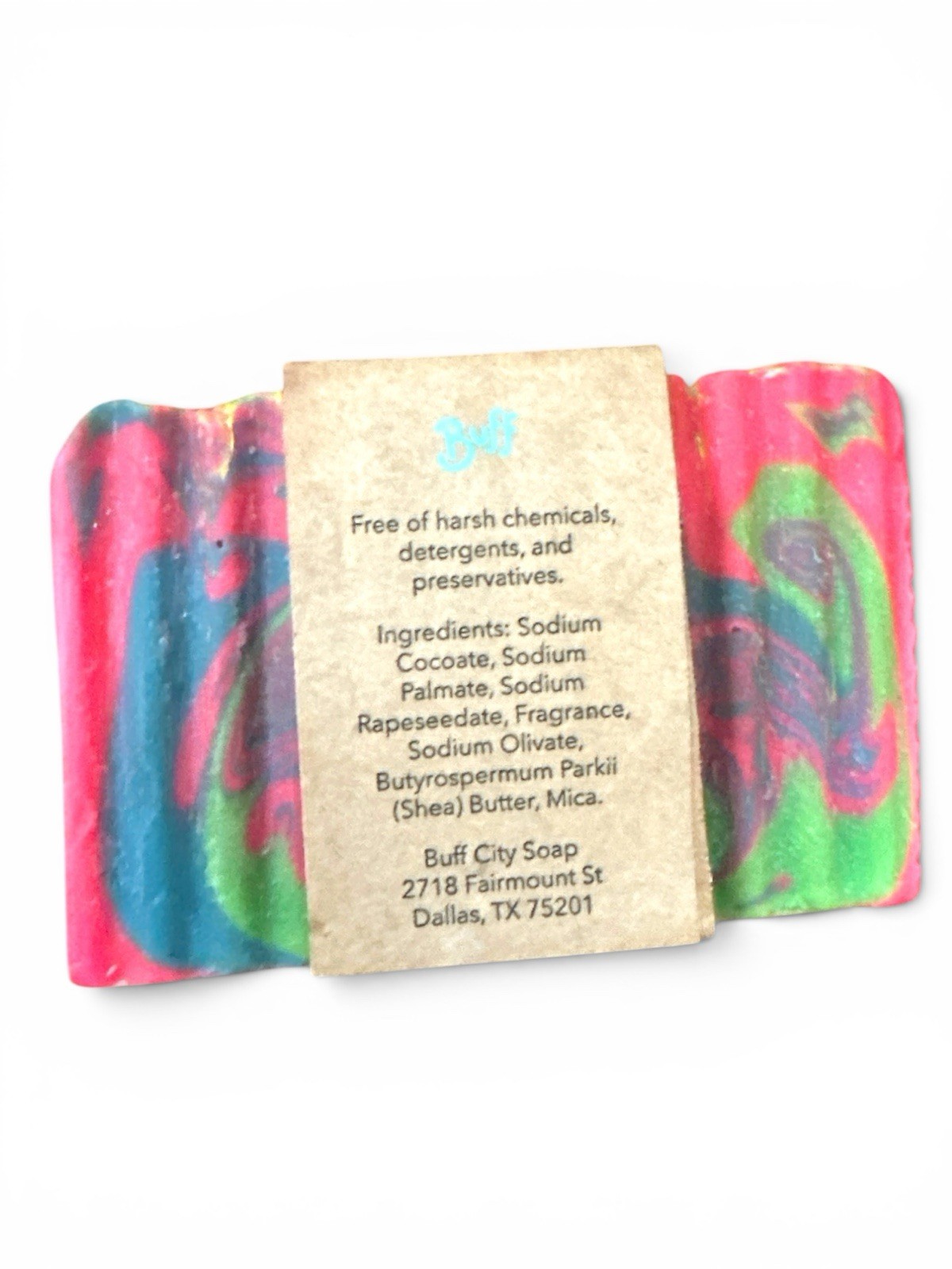 Lot of 5 Buff City Soap Bars Mixed Assortment New & Unused
