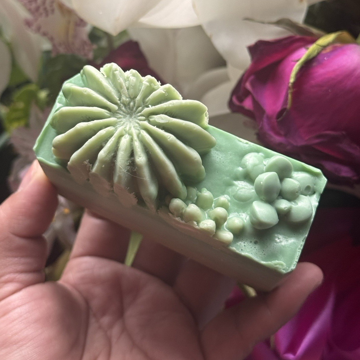 Cactus Soap| Coconut milk |Grapefruit Scent | Green Bar Soap