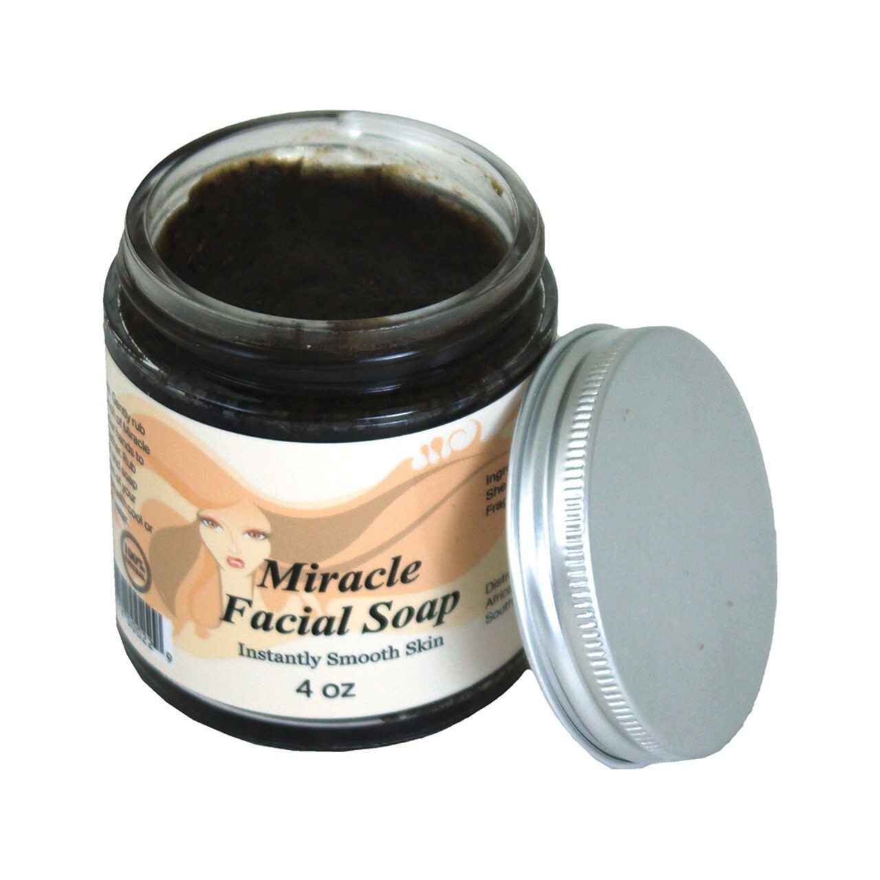 African Black Soap | Natural, Eczema/Psoriasis Soap | For Acne Treatment – 4 oz,