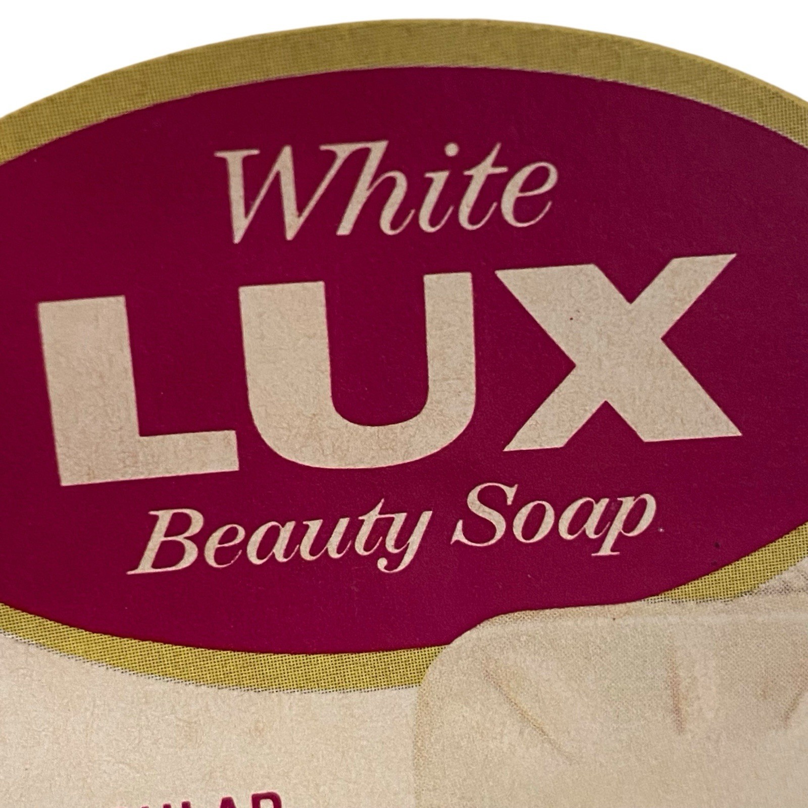 NOS LUX White Beauty Bar Soap Discontinued NOS Sealed Box Regular Size Vintage